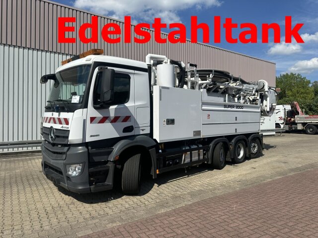 Mercedes-BenzAntos 3551 8x2/6, Wiedemann Super 2000, 16m³, Funk, Wasserrückgewinnung