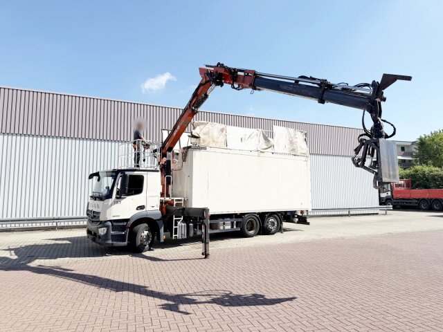 Mercedes-BenzAntos 2536 6x2/4, Kran Atlas 186.3-V2, 11.2m-1.600 kg, Funk, Walkingfloor
