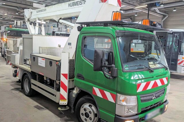 MitsubishiCanter Fuso 7C15 4x2, Blumenbecker Hubarbeitsbühne 16m