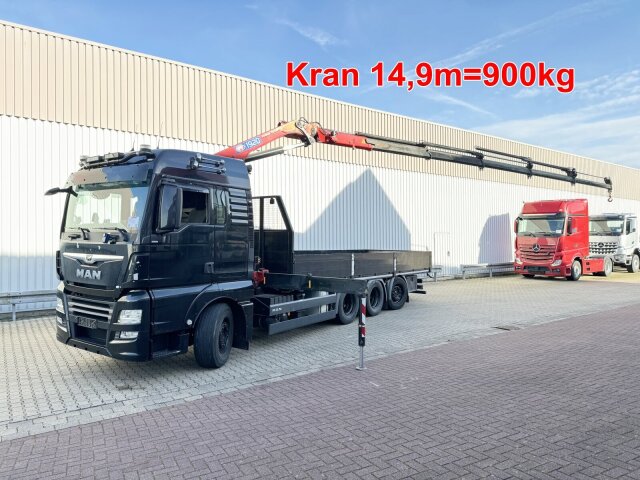 MANTGX 35.460 8X4-4 BL, Kran HMF 1920-K5, Funk, Retarder, Lenk-/Liftachse