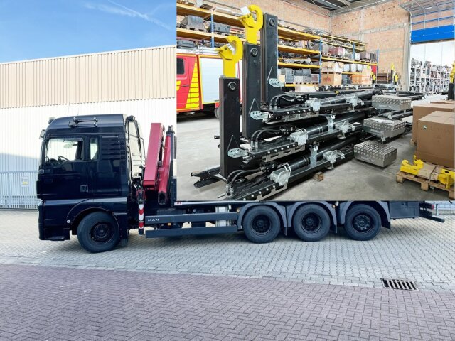 MANTGX 35.460 8X4-4 BL, Kran HMF 1920-K5, Funk, Retarder, Lenk-/Liftachse