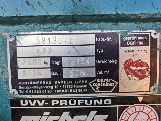 WESER CONTAINERBAU Abroll