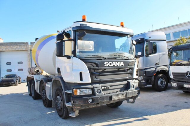 ScaniaScania P 410 8x4, Liebherr Mischer HTM 905, 9 cbm