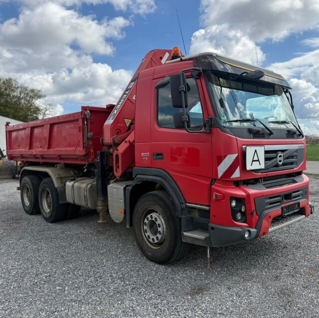 VolvoFMX 500 6x4, EEV, Bordmatik, Kran Terex 240.2E-A3, Funk