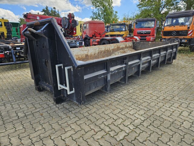 GASSMANNAbrollcontainer mit Klappe ca. 10m³, überfahrbar