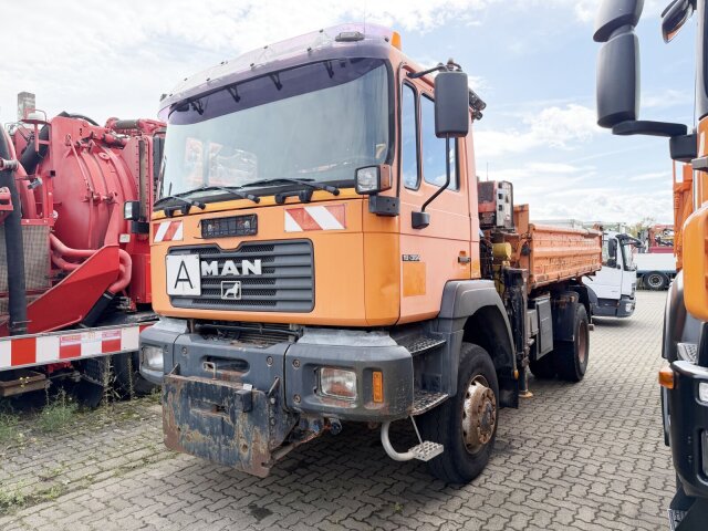 MAN19.364/414 4x4 BB, Winterdienstausstattung, Kran Atlas AK125.1-A3, Funk