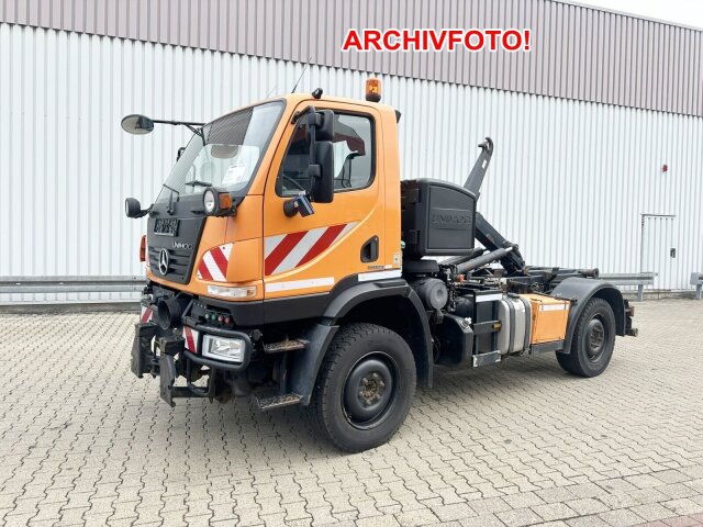 UnimogU 20 4x4, City-Abroller, Zapfwelle, Winterdienstausstattung, 2x AHK