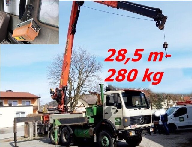 Mercedes-Benz2635 6x4, V8, Heckkran Palfinger PK 28000, Funk, 28,5m-280kg