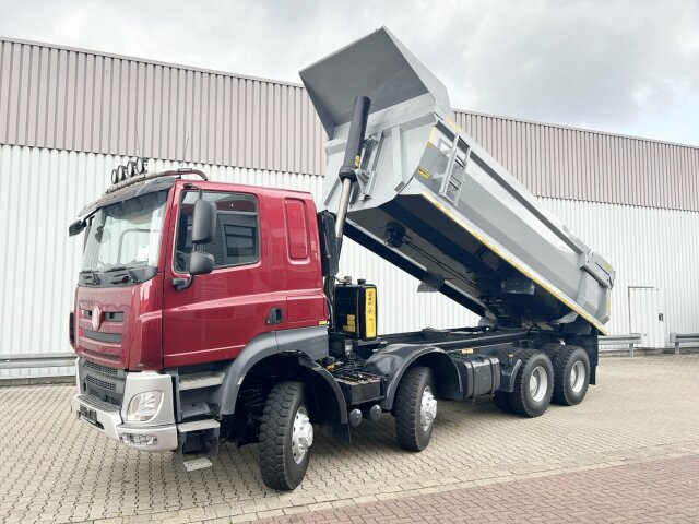 TatraPhoenix 8x8, Stahlmulde ca. 22m³, hydr. Heckklappe